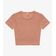 Blusa Cropped Ribana Básica Rovitex Marrom G / Marrom