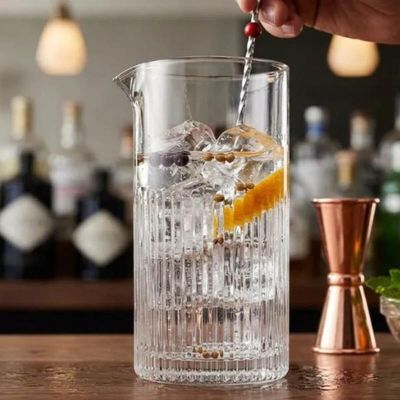 Copo Mixing Glass 720ml Vidro para Drinks Mixologia Profissional L Hermitage