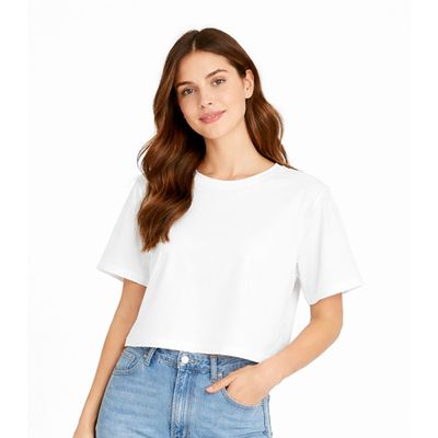 Blusa Feminina Básica Malha Suplex Infinita Cor Bege GG / Bege