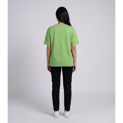 Blusa Feminina Com Estampa Localizada Infinita Cor Verde G / Verde
