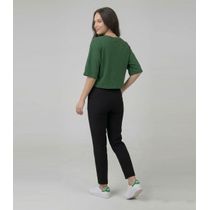 Blusa Feminina Em Viscotorcion Infinita Cor Verde