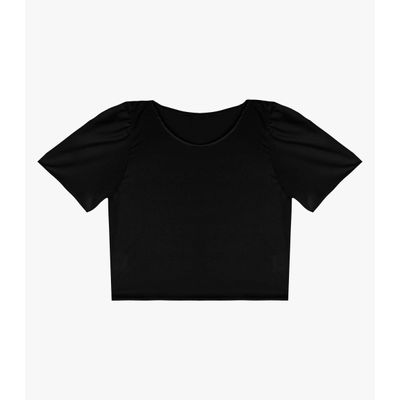 Blusa Feminina Em Malha Langui Infinita Cor Preto M / Preto