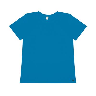 Blusa Feminina Básica Visco Tricot Rovitex Azul G / Azul