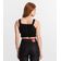 Blusa De Alça Juvenil Feminina Minty Preto 14 / Preto