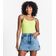 Blusa de Alça Feminina Viscotorcion Básica Rovitex Verde M / Verde