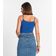 Blusa de Alça Feminina Viscotorcion Básica Rovitex Azul G / Azul