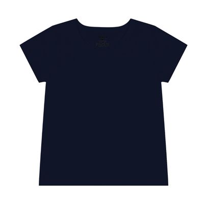 Blusa Básica Infantil Cotton Leve Rovi Kids Azul 18 / Azul