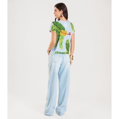 Blusa Feminina Estampada Infinita Cor Verde P / Verde