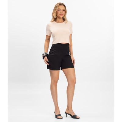 Blusa Básica Feminina Cotton Leve Rovitex Rosa GG / Rosa