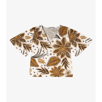Blusa Feminina Endless em Viscotorcion Amarelo GG / Amarelo