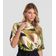 Blusa Feminina em Tecido Estampado Dianna Bege P / Bege