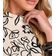 Blusa Feminina em Tecido Estampado Dianna Bege GG / Bege