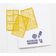 Traceease 5 Peças Moldes de Desenho Florais Multi-Padrão para Scrapbooking, Design, Artesanato DIY e Materiais de Arte - IBA Crafts Amarelo