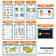 Pôster Educacional Traceease para Ensino Fundamental, c/ 25 Laminados Infantis: Mapas EUA e Mundo, Sistema Solar, Matemática - IBA Crafts 27,94 Cm × 43,18 Cm / Multicolorido