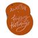 Etiquetas de Papel para Lembrancinhas 'Boas Festas' Pendentes em Metalizado para Artesanato - Inkdotpot 100 Etiquetas Metalizadas / Laranja - Ouro Rosé
