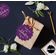 Etiquetas de Papel Foil "Obrigado por Celebrar Conosco" para Festas e Eventos - Inkdotpot 100 Etiquetas Metalizadas / Roxo - Prata