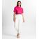 Blusa Cropped Manga Curta Rovitex Rosa GG / Rosa