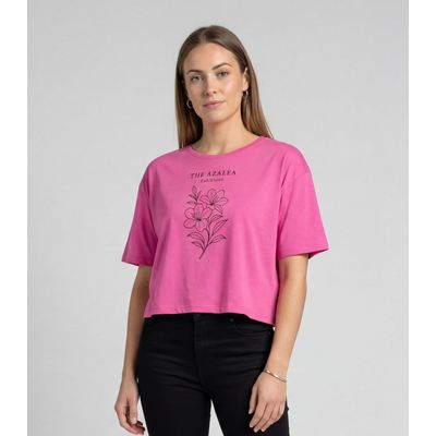 Blusa Feminina Com Estampa Localizada Infinita Cor Rosa M / Rosa