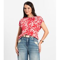 Blusa Feminina em Viscotorcion Rovitex Vermelho