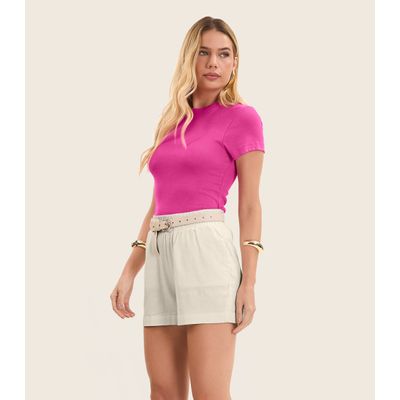 Blusa Feminina Em Ribana Endless Rosa GG / Rosa