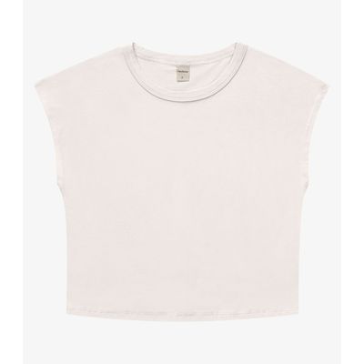 Blusa Básica Feminina Viscotorcion Rovitex Bege G / Bege