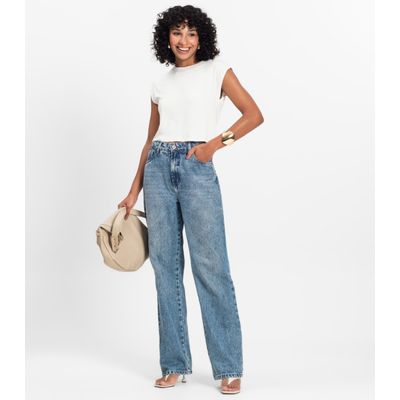 Blusa Básica Feminina Viscotorcion Rovitex Bege P / Bege
