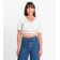 Blusa Cropped Feminina Decote V Rovitex Bege P / Bege