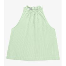 Blusa Feminina De Alça Malhão Maquinetado Endless Verde