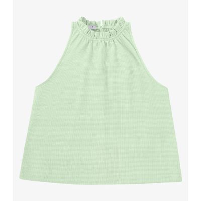 Blusa Feminina De Alça Malhão Maquinetado Endless Verde G / Verde