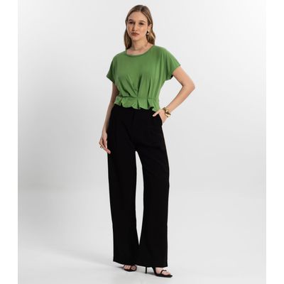 Blusa Feminina Com Pregas Endless Verde GG / Verde