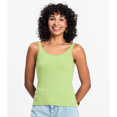Blusa De Alca Básica Feminina Rovitex Verde P / Verde
