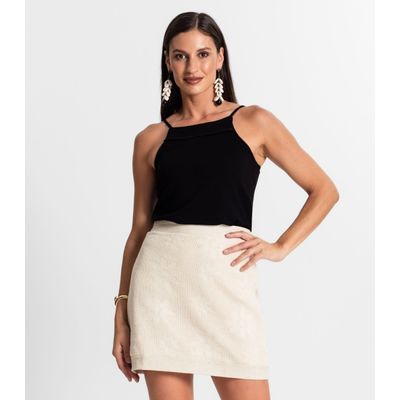 Blusa De Alça Feminina Rovitex Preto M / Preto