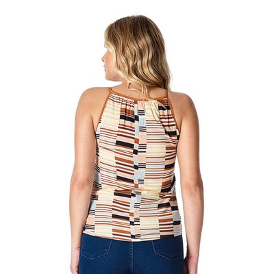 Blusa de Alça Feminina Infinita Cor Amarelo M / Amarelo