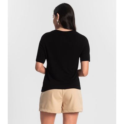Blusa Feminina  Visco Tricot Rovitex Preto M / Preto