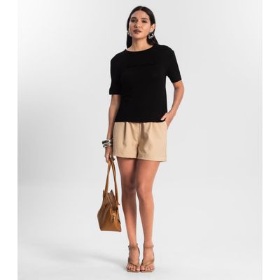 Blusa Feminina  Visco Tricot Rovitex Preto GG / Preto