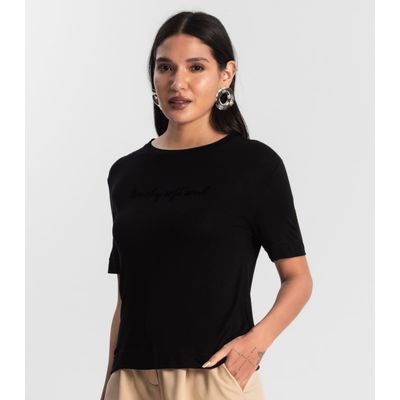 Blusa Feminina  Visco Tricot Rovitex Preto GG / Preto