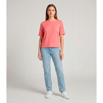 Blusa Feminina 100% Poliéster Básica Infinita Cor Rosa M / Rosa