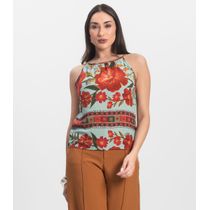 Blusa Feminina de Alça Infinita Cor Azul