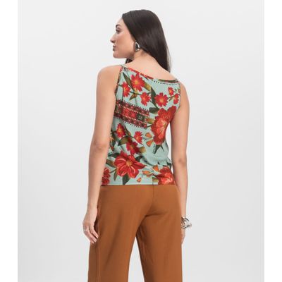 Blusa Feminina de Alça Infinita Cor Azul P / Azul