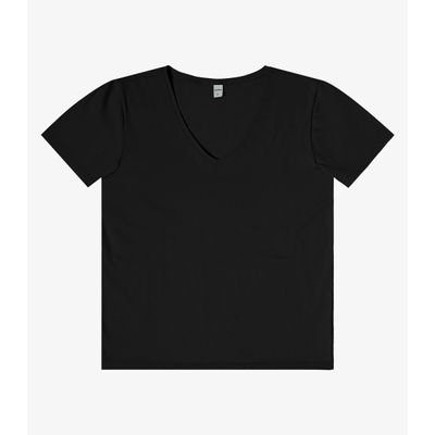 Blusa Básica Feminina Meia Malha Rovitex Preto GG / Preto