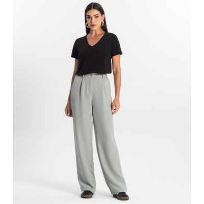 Blusa Básica Feminina Meia Malha Rovitex Preto M / Preto