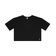Blusa Cropped Manga Curta Rovitex Preto M / Preto