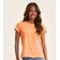 Blusa Feminina Cotton Leve Básica Rovitex Laranja M / Laranja
