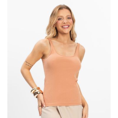 Blusa De Alca Básica Feminina Rovitex Marrom M / Marrom