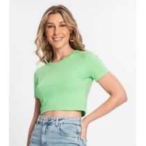 Blusa Feminina Em Cotton Leve Endless Verde