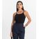 Blusa de Alça Feminina Viscotorcion Básica Rovitex Preto G / Preto