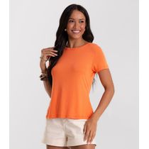 Blusa Feminina Básica Visco Tricot Rovitex Laranja
