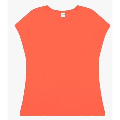Blusa Feminina Básica Visco Tricot Rovitex Laranja P / Laranja