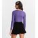 Blusa Cropped Juvenil Manga Longa Minty Roxo 18 / Roxo