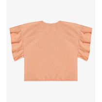 Blusa Feminina Com Manga Franzida Infinita Cor Rosa